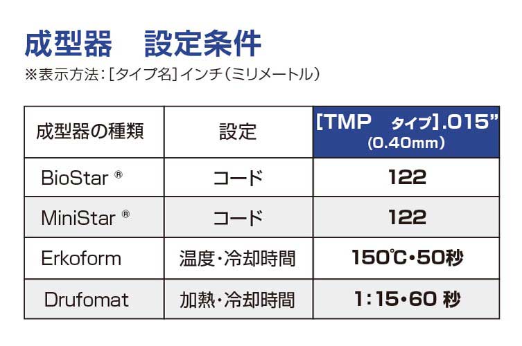 ATMOSシートTMP 0.40mm 127mm 角型 75入